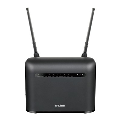 D-Link AC1200 router wireless Gigabit Ethernet Dual-band (2.4 GHz 5 GHz) 4G Nero