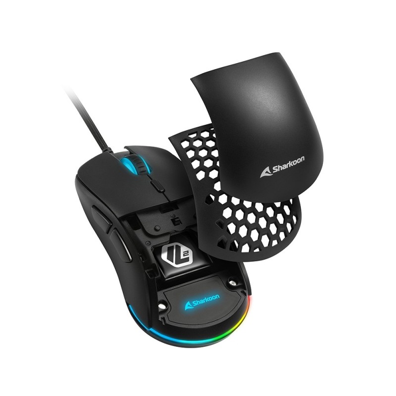 Sharkoon Light² 180 mouse Mano destra USB tipo A Ottico 12000 DPI