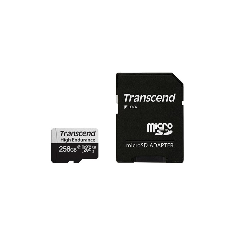 Transcend 350V 256 GB MicroSDXC Classe 10