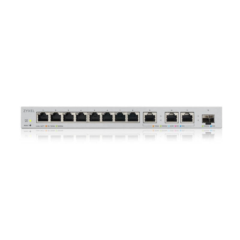 Zyxel XGS1250-12 Gestito 10G Ethernet (100 1000 10000) Grigio