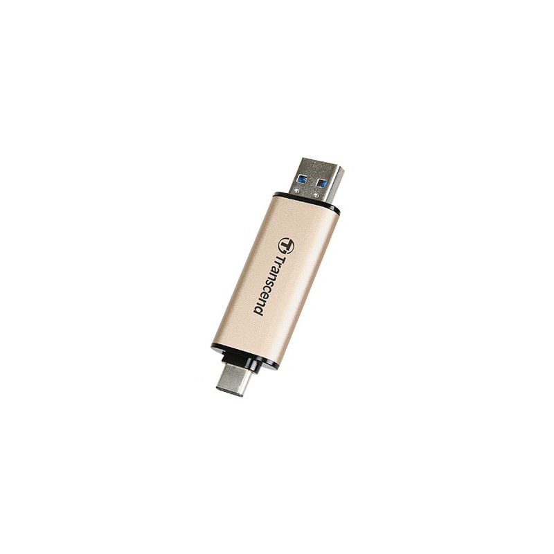 Transcend JetFlash 930C unità flash USB 128 GB USB Type-A   USB Type-C 3.2 Gen 1 (3.1 Gen 1) Oro