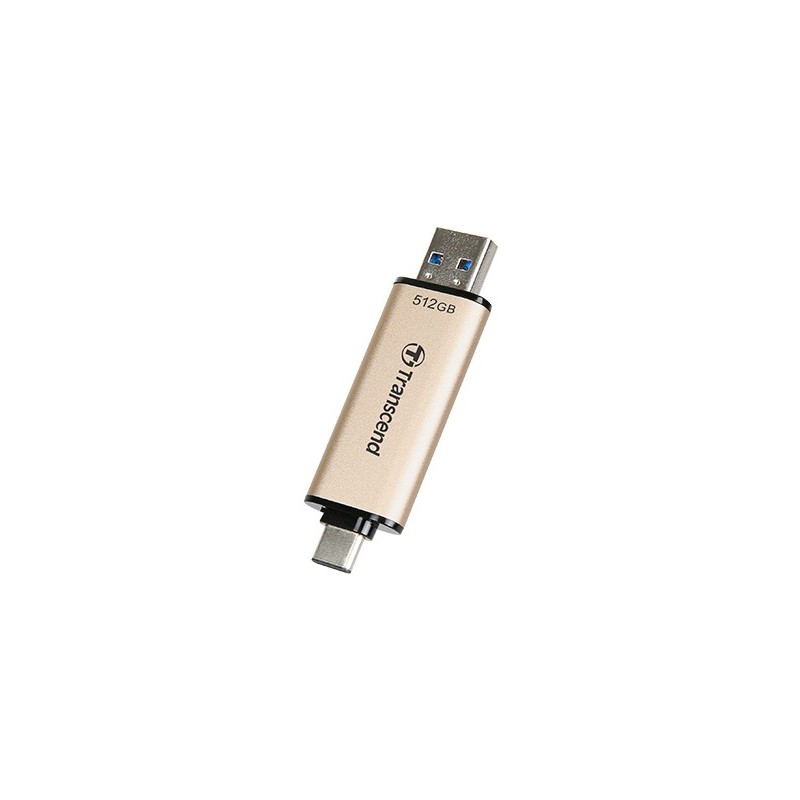 Transcend JetFlash 930C unità flash USB 512 GB USB Type-A   USB Type-C 3.2 Gen 1 (3.1 Gen 1) Oro