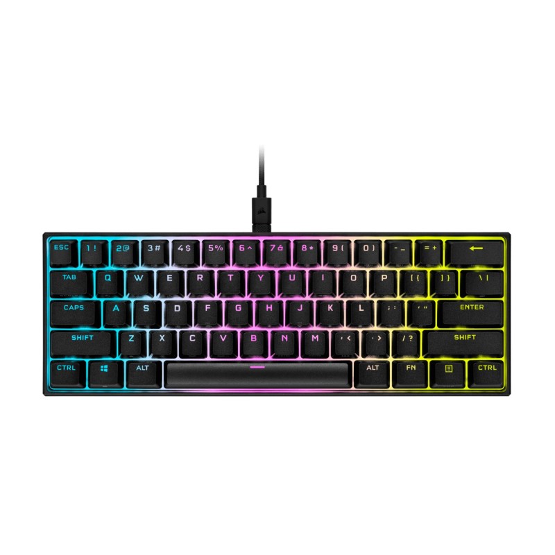 Corsair K65 RGB MINI tastiera USB QWERTY Inglese Nero