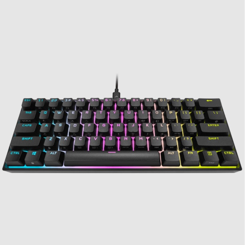 Corsair K65 RGB MINI tastiera USB QWERTY Inglese Nero