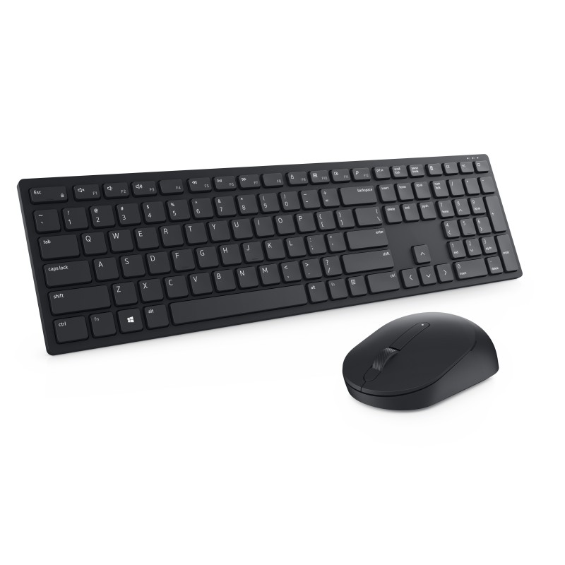 DELL KM5221W tastiera Mouse incluso RF Wireless QWERTY US International Nero