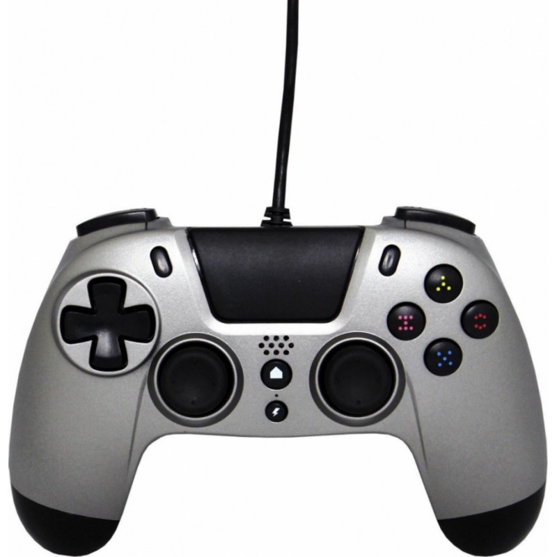 Gioteck VX4 Titanio USB Gamepad Analogico Digitale PC, PlayStation 4