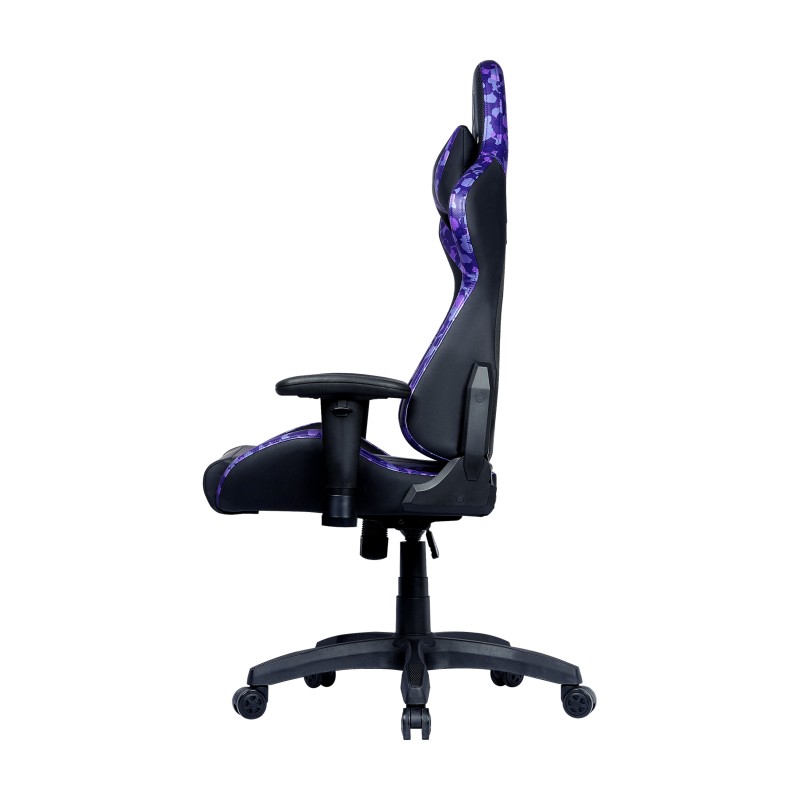 Cooler Master Gaming Caliber R1S CAMO Poltrona per gaming Seduta imbottita Nero, Viola