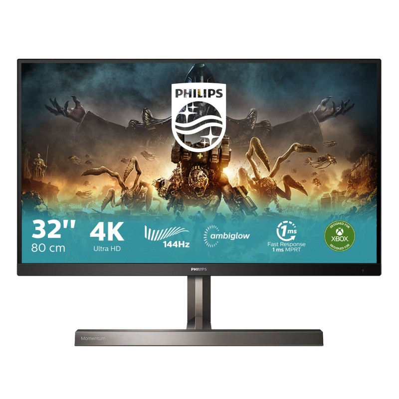 Philips 329M1RV 00 LED display 80 cm (31.5") 3840 x 2160 Pixel 4K Ultra HD Nero