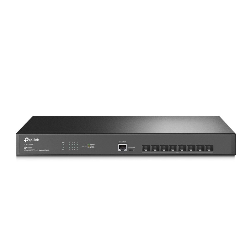 TP-Link JetStream TL-SX3008F switch di rete Gestito L2 L3 Nero