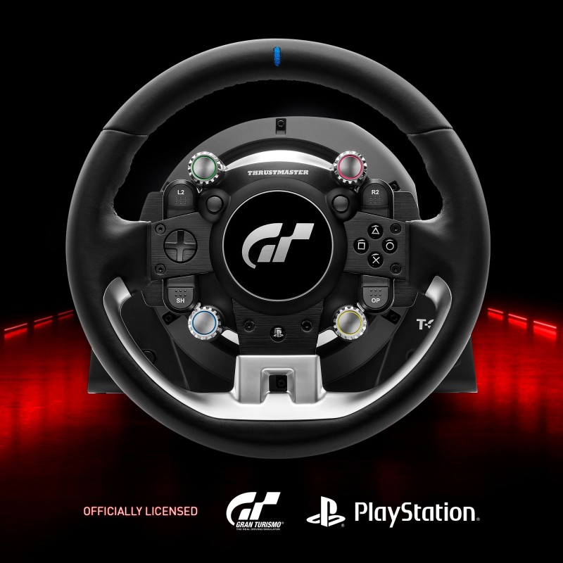 Thrustmaster T-GT II Volant + pedalier 4160823 Nero, Acciaio satinato USB Sterzo + Pedali PC, PlayStation 4, PlayStation 5