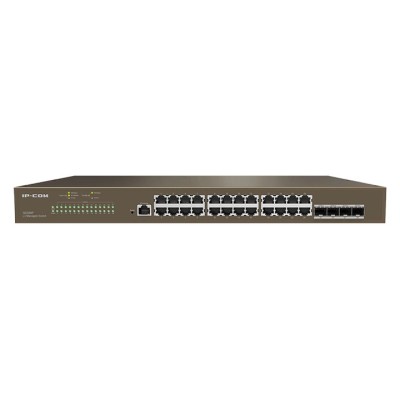 IP-COM Networks G5328F switch di rete Gestito L3 Gigabit Ethernet (10 100 1000) Grigio