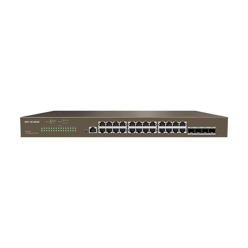 IP-COM Networks G5328F switch di rete Gestito L3 Gigabit Ethernet (10 100 1000) Grigio