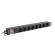 Lanberg PDU-08F-0200-BK unità di distribuzione dell'energia (PDU) 8 presa(e) AC 1U Nero