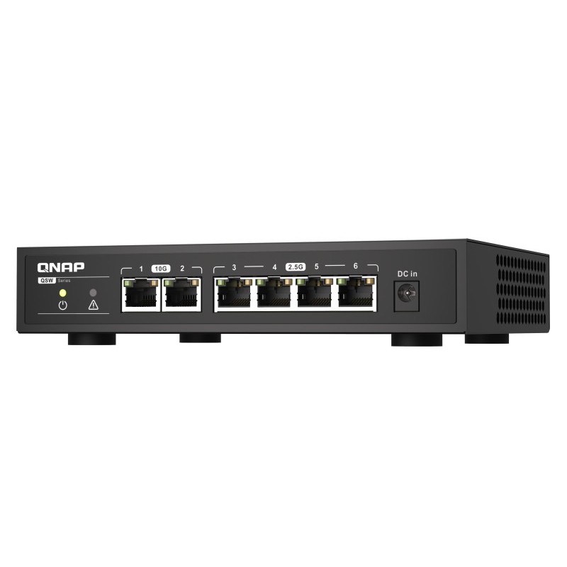 QNAP QSW-2104-2T switch di rete Non gestito 2.5G Ethernet (100 1000 2500) Nero