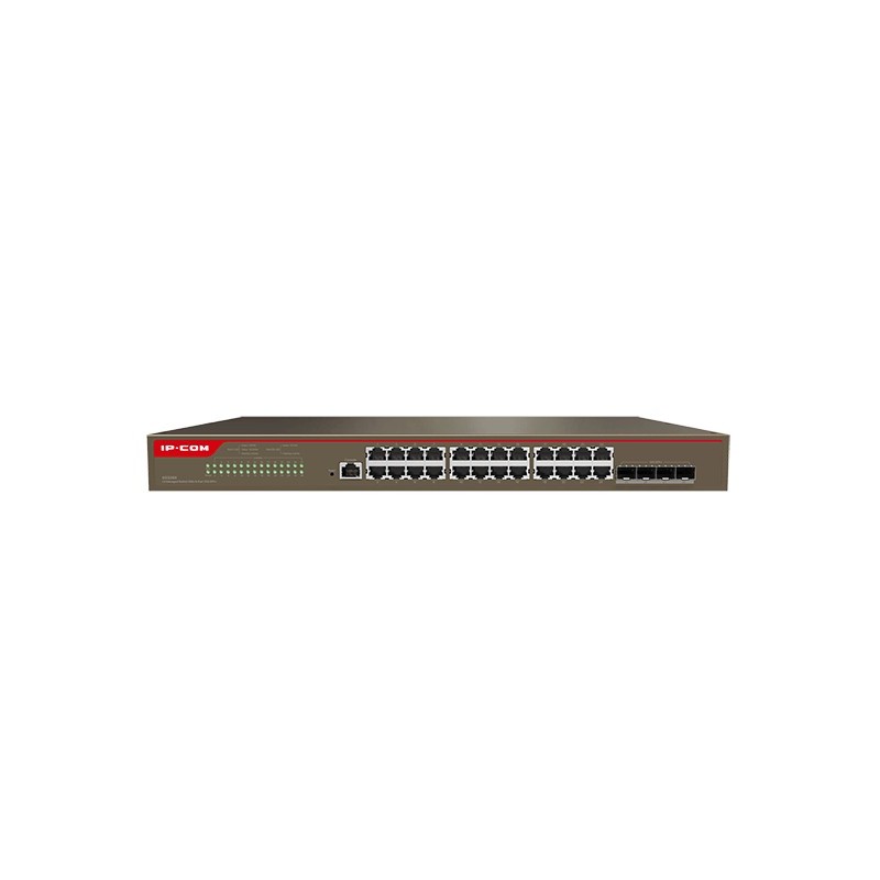 IP-COM Networks G5328X switch di rete Gestito L3 Gigabit Ethernet (10 100 1000) 1U Marrone