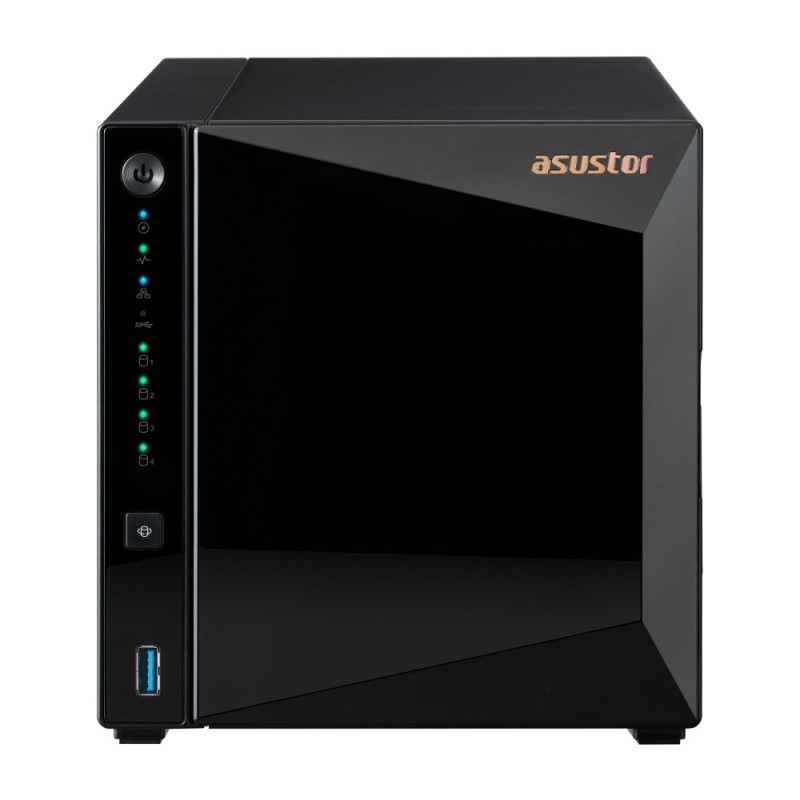 Asustor AS3304T NAS Tower Collegamento ethernet LAN Nero RTD1296