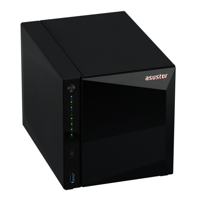 Asustor AS3304T NAS Tower Collegamento ethernet LAN Nero RTD1296