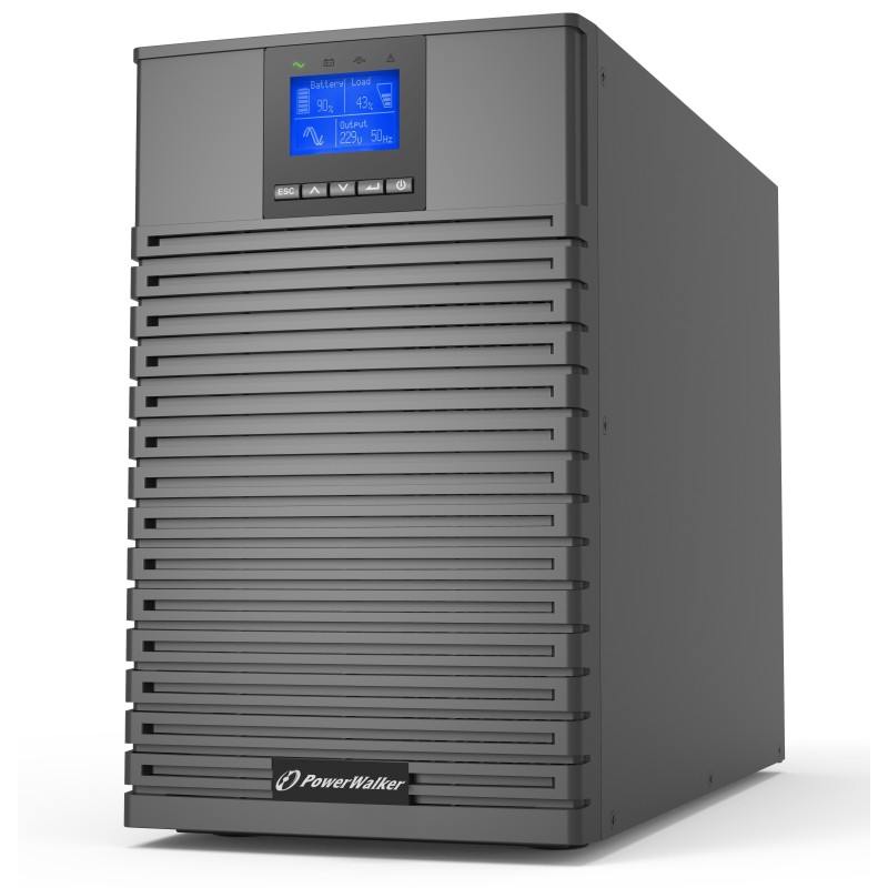 PowerWalker VFI 3000 ICT IoT gruppo di continuità (UPS) Doppia conversione (online) 3 kVA 3000 W 9 presa(e) AC