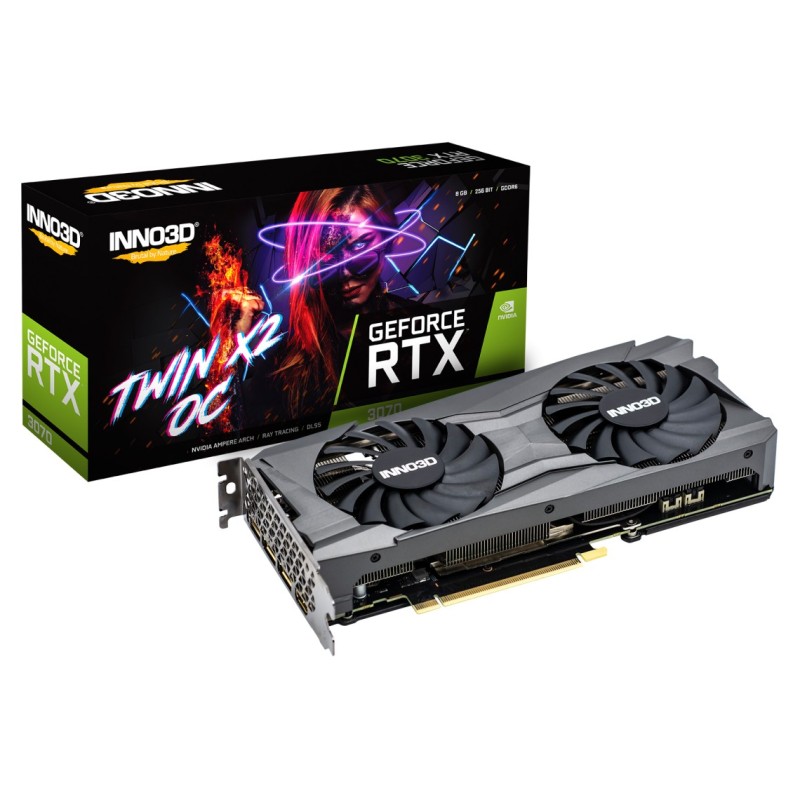 Inno3D GEFORCE RTX 3070 TWIN X2 OC LHR NVIDIA 8 GB GDDR6