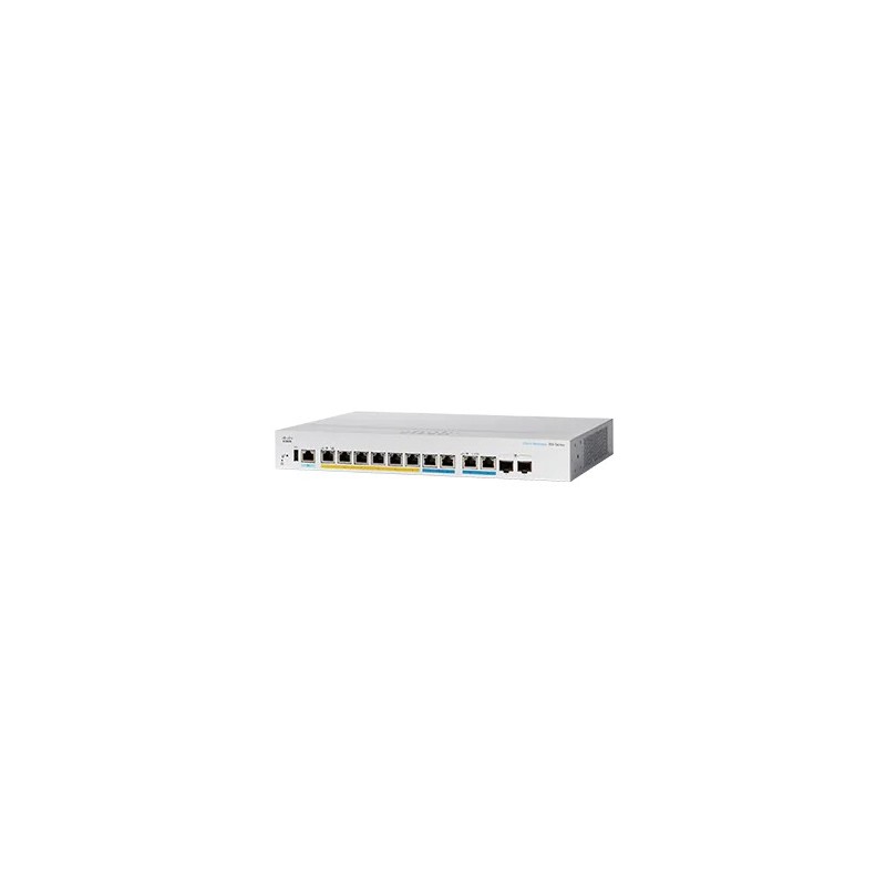 Cisco CBS350 Gestito L3 2.5G Ethernet (100 1000 2500) Supporto Power over Ethernet (PoE) 1U Nero, Grigio