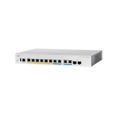 Cisco CBS350 Gestito L3 Gigabit Ethernet (10 100 1000) Supporto Power over Ethernet (PoE) 1U Nero, Grigio