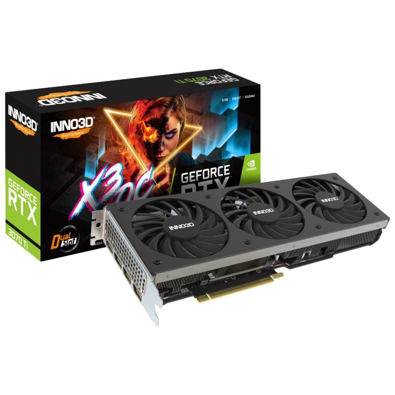 Inno3D N307T3-086XX-1820VA45 scheda video NVIDIA GeForce RTX 3070 Ti 8 GB GDDR6X