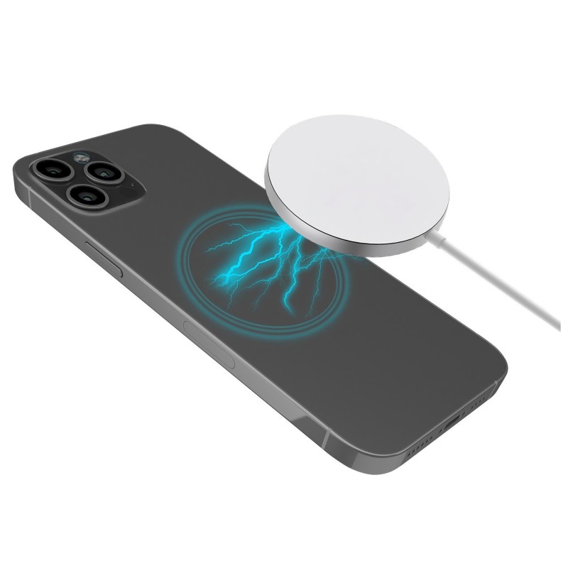 Celly MAGCHARGE Caricabatterie per dispositivi mobili Smartphone Argento, Bianco USB Carica wireless Interno