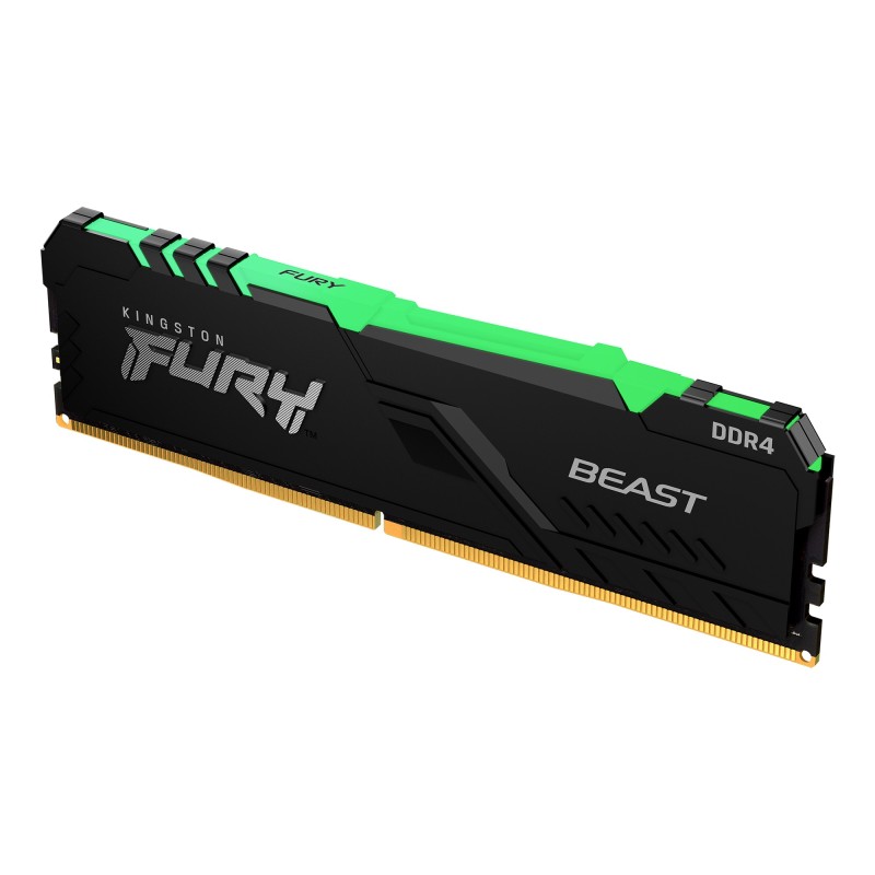 Kingston Technology FURY Beast RGB memoria 8 GB 1 x 8 GB DDR4 3200 MHz