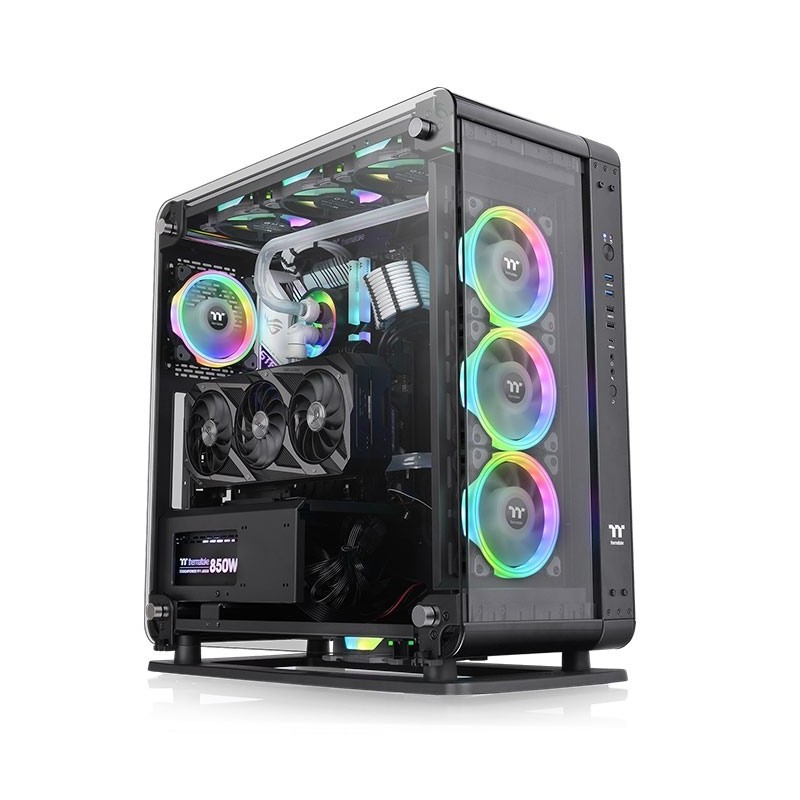 Thermaltake Core P6 Tempered Glass Mid Tower Midi Tower Nero