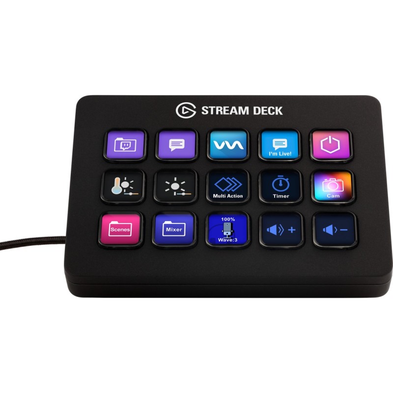 Elgato Stream Deck MK.2 Nero 15 pulsanti