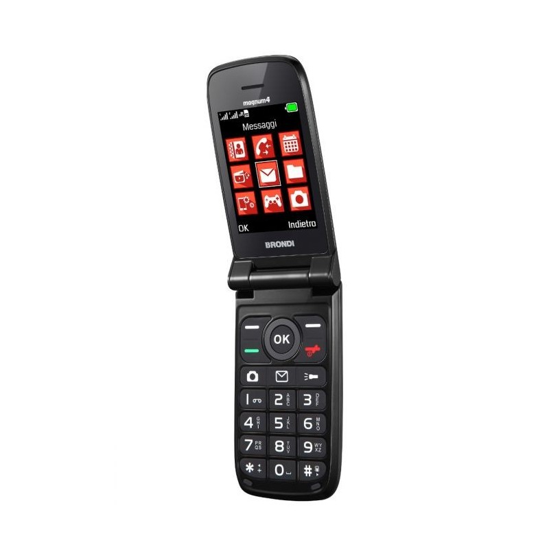 Brondi Magnum 4 7,11 cm (2.8") Nero Telefono cellulare basico