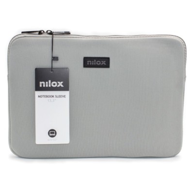 Nilox NXF1302 borsa per laptop 33,8 cm (13.3") Custodia a tasca Grigio