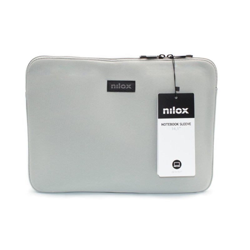 Nilox NXF1402 borsa per laptop 35,8 cm (14.1") Custodia a tasca Grigio