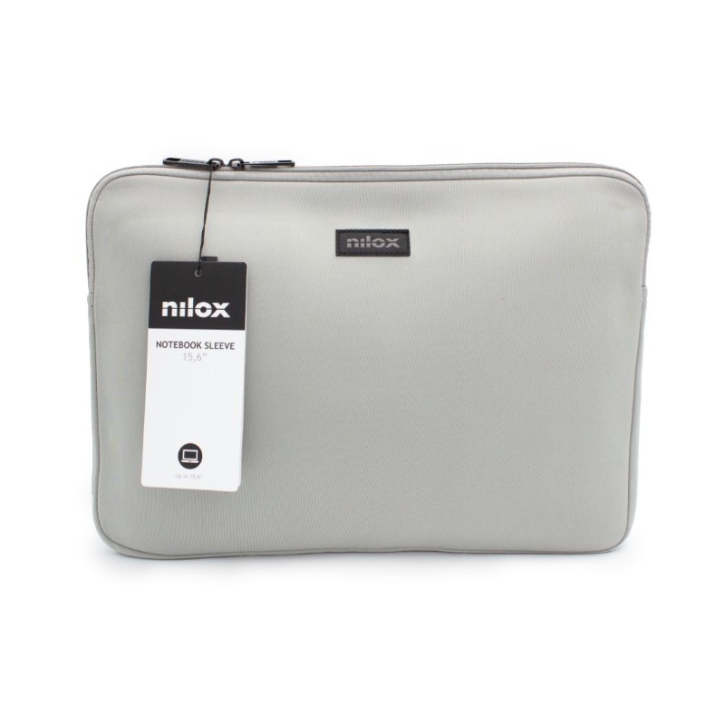 Nilox NXF1502 borsa per laptop 39,6 cm (15.6") Custodia a tasca Grigio