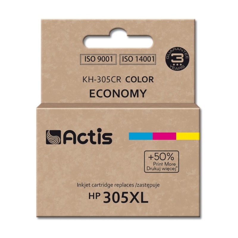 Actis KH-305CR cartuccia d'inchiostro 1 pz Compatibile Resa standard Ciano, Magenta, Giallo