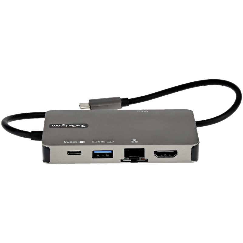 StarTech.com Adattatore multiporta USB-C a HDMI 4K 30 Hz o VGA 1080p - Convertitore USB C con HUB USB a 3 porte e 100W Power
