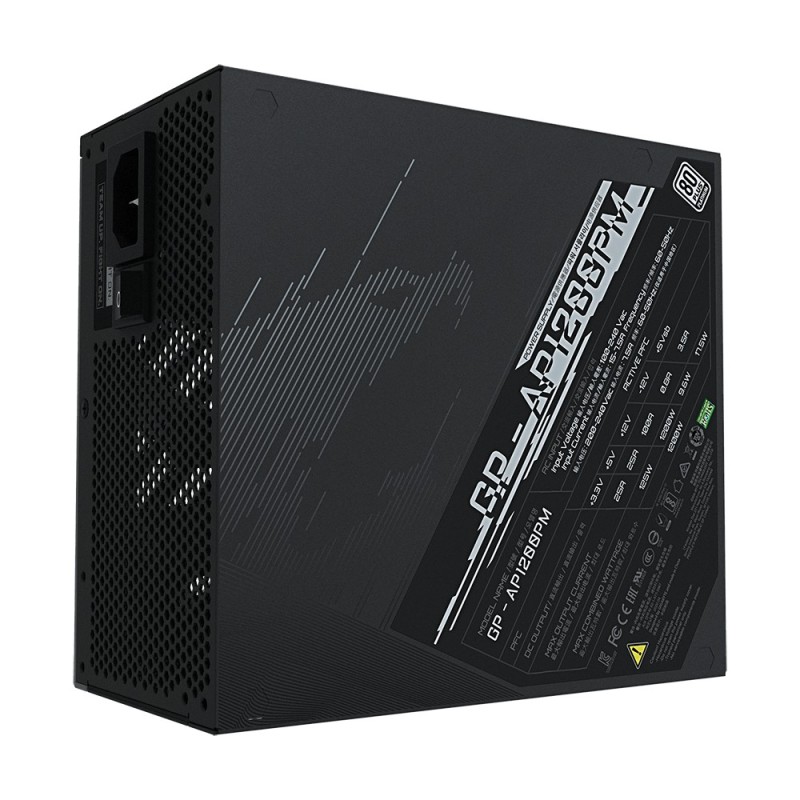 Gigabyte AORUS P1200W alimentatore per computer 1200 W 20+4 pin ATX ATX Nero