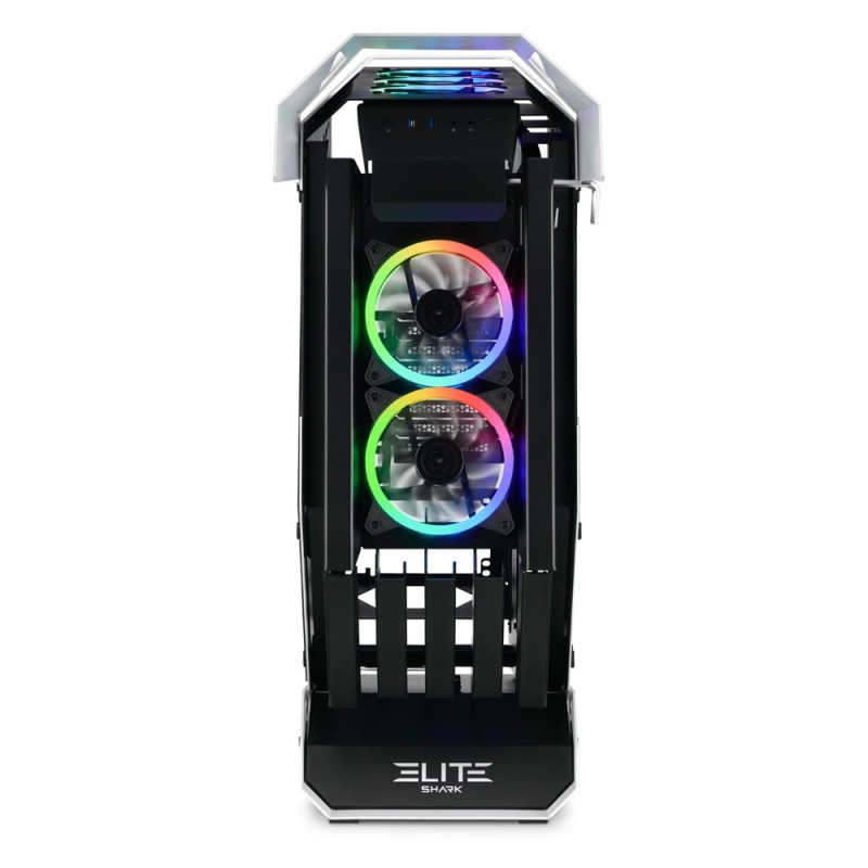 Sharkoon ELITE SHARK CA700 Tower Nero, Bianco