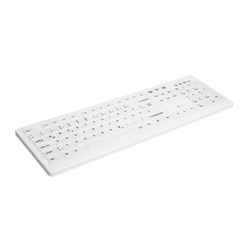 CHERRY AK-C8100F-U1-W GE tastiera USB QWERTZ Tedesco Bianco