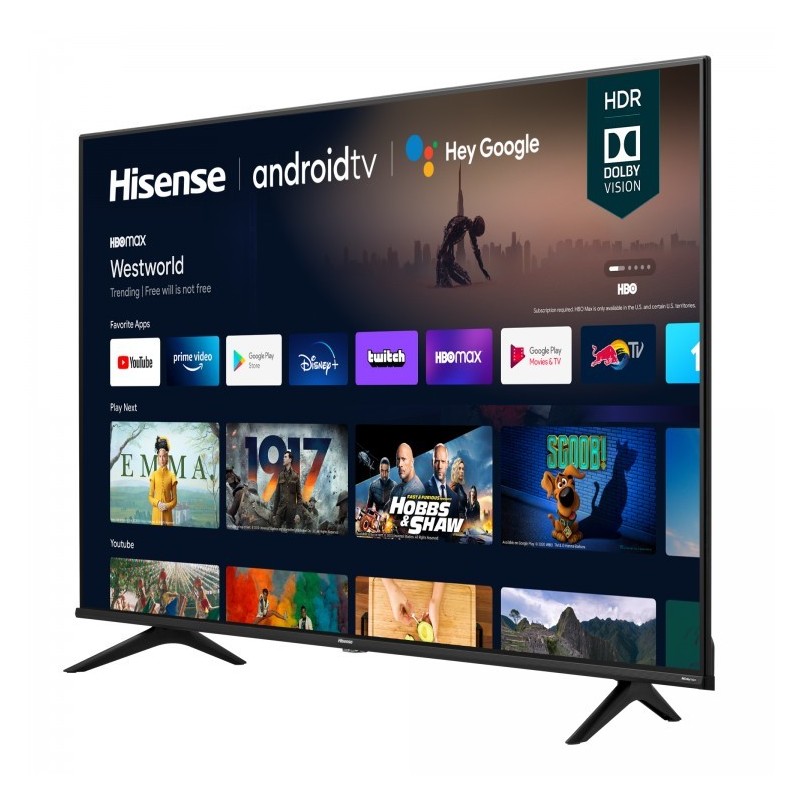 Hisense 50A6G TV 127 cm (50") 4K Ultra HD Smart TV Wi-Fi Nero, Grigio 300 cd m²