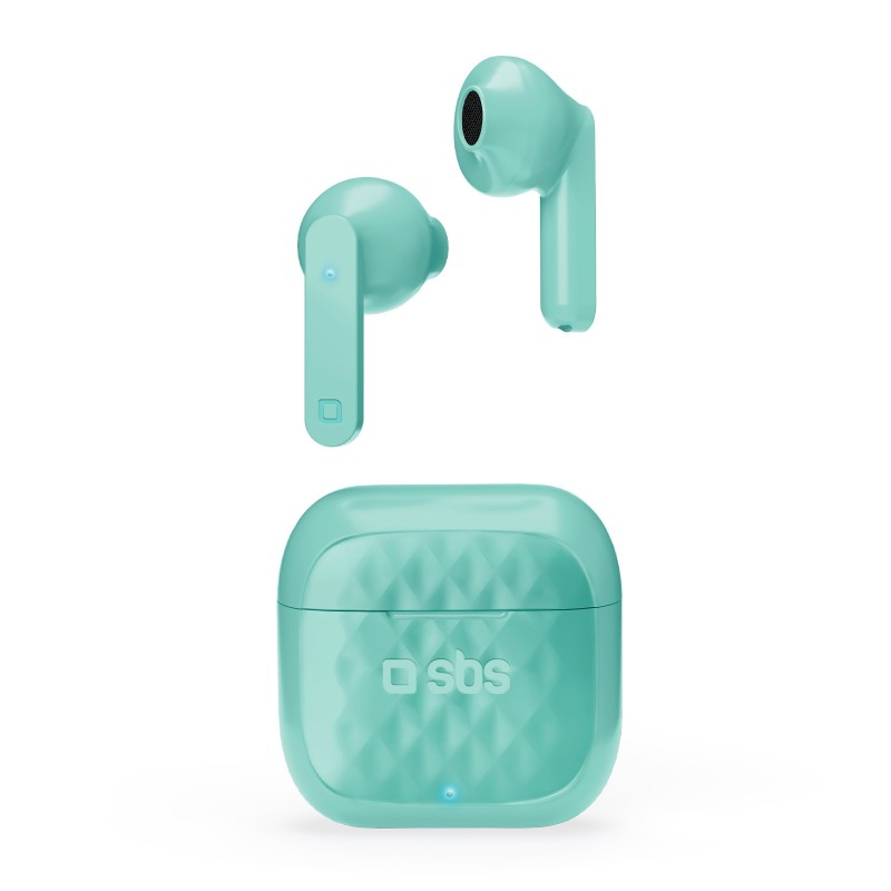 SBS TWS Air Free Cuffie True Wireless Stereo (TWS) In-ear Musica e Chiamate Base di ricarica Verde