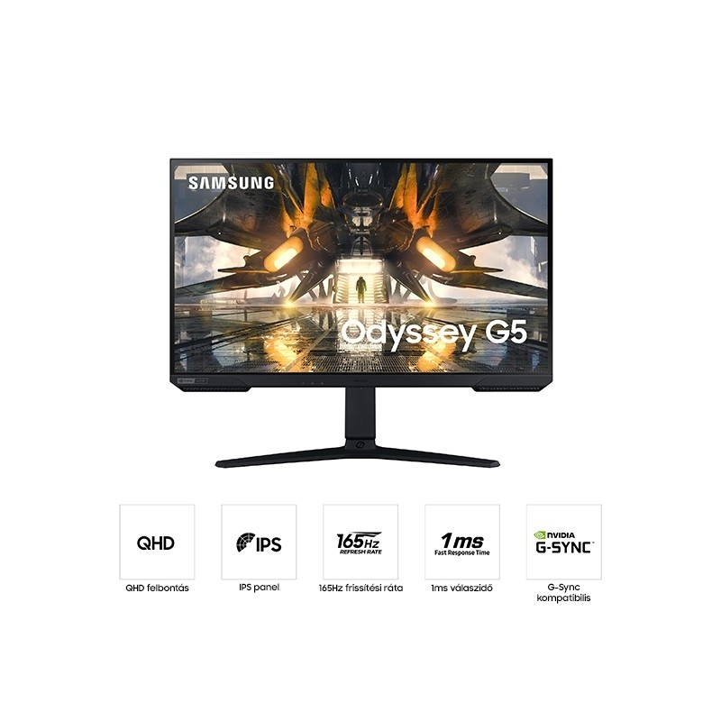 Samsung Odyssey LS32AG500P Monitor PC 81,3 cm (32") 2560 x 1440 Pixel Wide Quad HD LED Nero