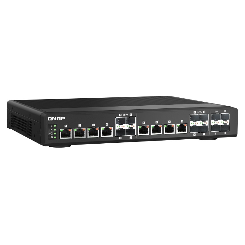 QNAP QSW-IM1200-8C switch di rete Gestito L2 Nero