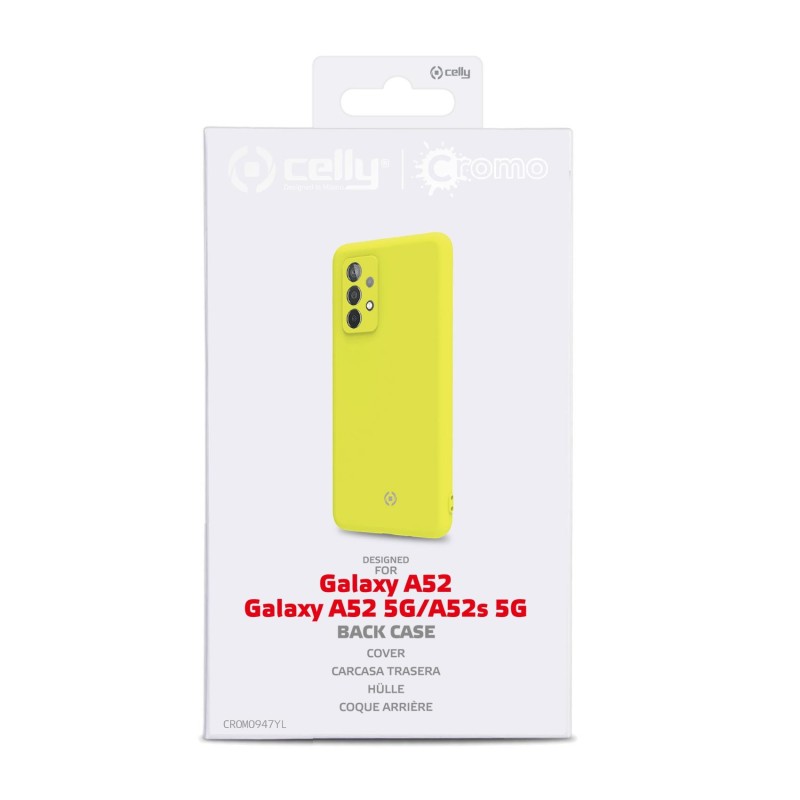 Celly CROMO custodia per cellulare 16,5 cm (6.5") Cover Giallo