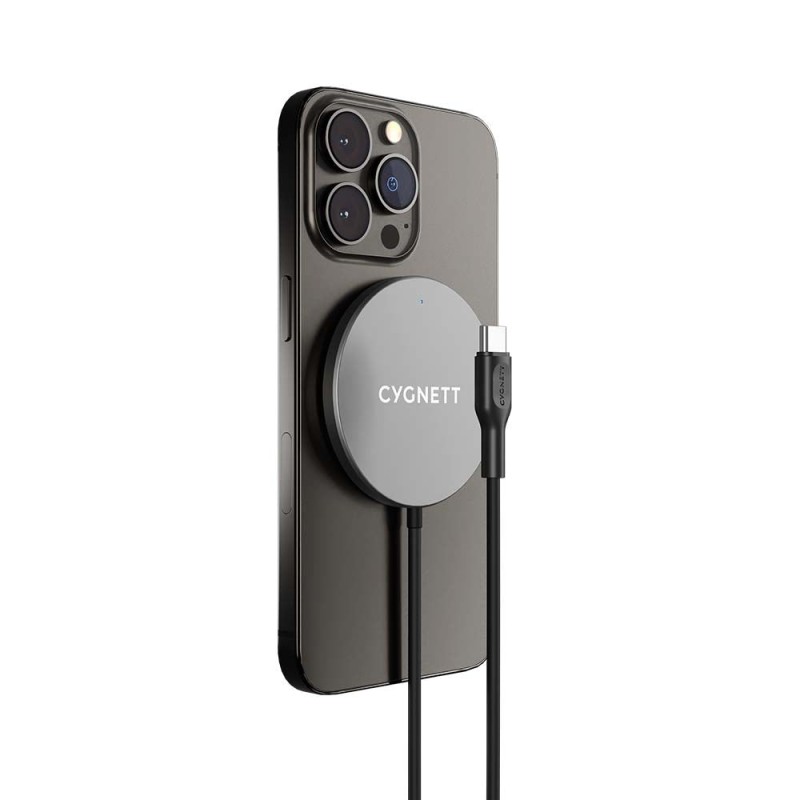 Cygnett CY3757CYMCC Caricabatterie per dispositivi mobili Smartphone Nero USB Carica wireless Interno