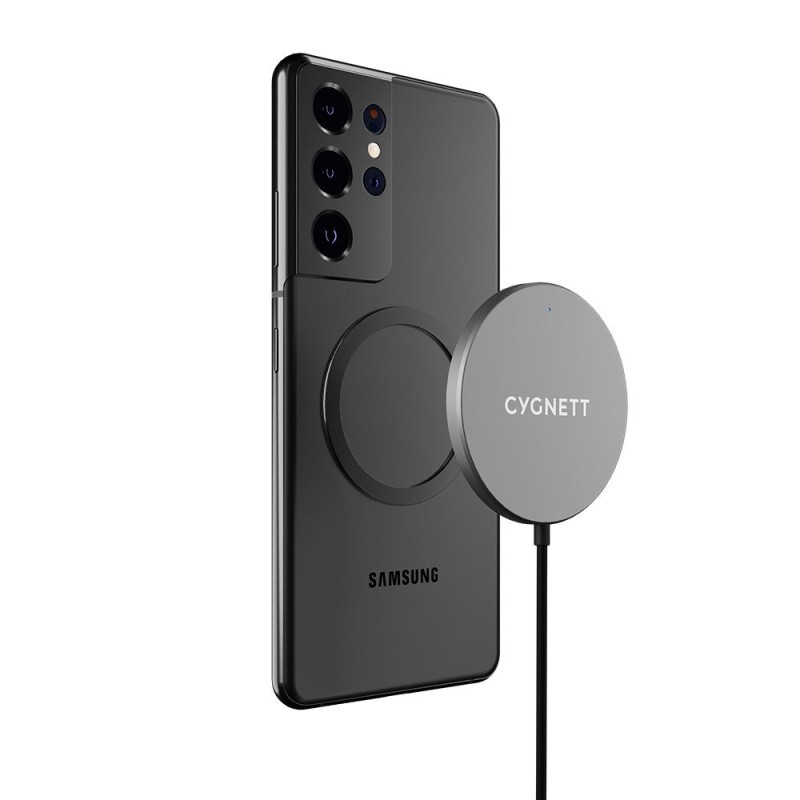 Cygnett CY3757CYMCC Caricabatterie per dispositivi mobili Smartphone Nero USB Carica wireless Interno