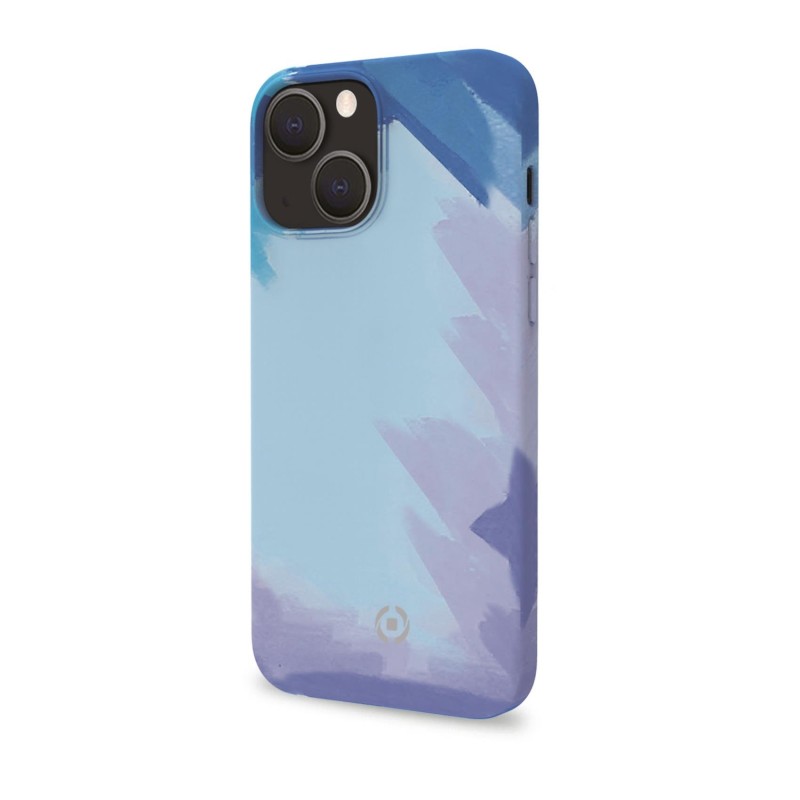 Celly WATERCOLOR iPhone 13 custodia per cellulare 15,5 cm (6.1") Cover Blu