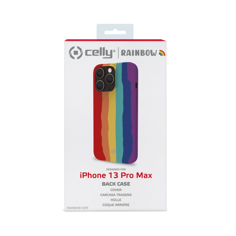 Celly RAINBOW iPhone 13 Pro Max custodia per cellulare 17 cm (6.7") Cover Multicolore