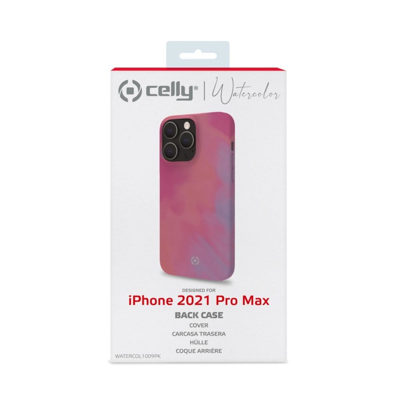 Celly WATERCOLOR iPhone 13 Pro Max custodia per cellulare 17 cm (6.7") Cover Rosa