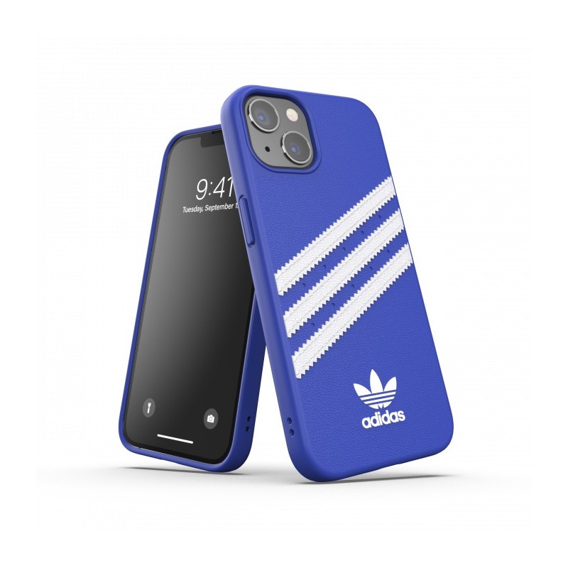 Adidas 47116 custodia per cellulare 15,5 cm (6.1") Cover Blu, Bianco